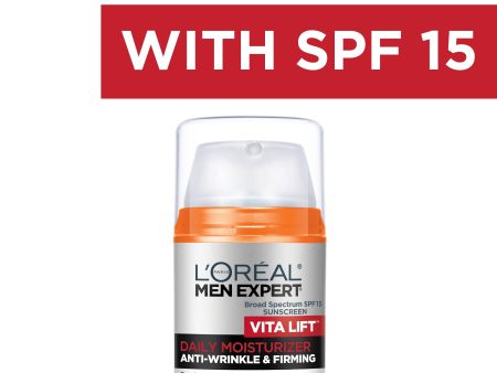 L Oreal Paris Men Expert Vita Lift Moisturizer SPF 15, 1.6 fl. oz. For Cheap