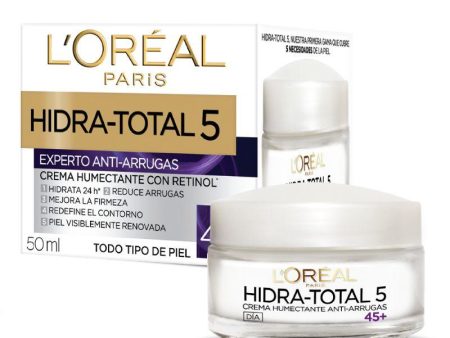 HIDRA TOTAL 5 CREMA HUMECTANTE ANTIARRUGAS WRINKLE EXP +45 - LOREAL DERMO EXPERTISE Online Hot Sale