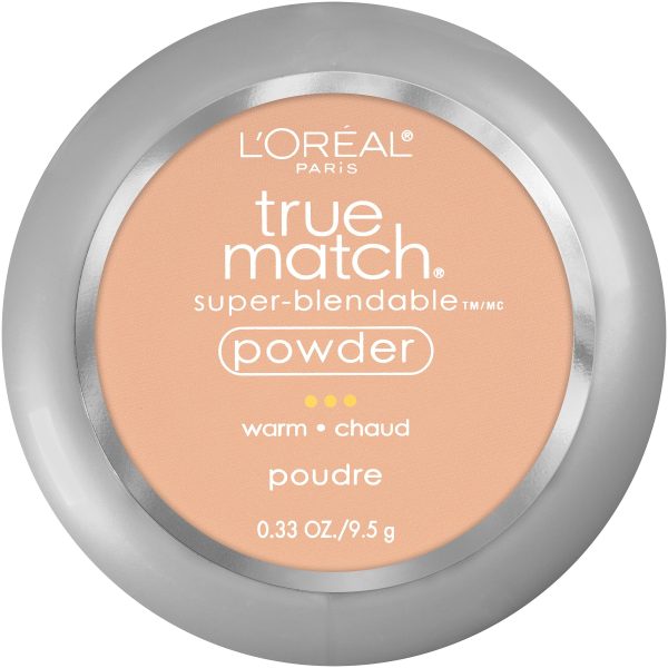 L Oreal Paris True Match Super-Blendable Oil Free Makeup Powder, Sand Beige, 0.33 oz. For Sale