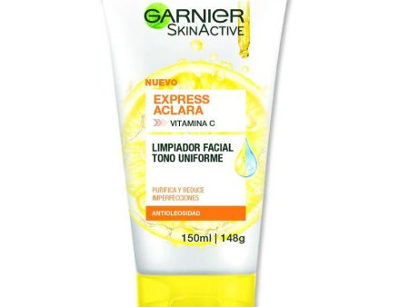 SKIN ACTIVE GEL DE LIMPIEZA EXPRESS ACLARA CON VITAMINA C - GARNIER For Sale