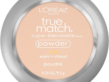 L Oreal Paris True Match Super-Blendable Oil Free Makeup Powder, Porcelain, 0.33 oz. on Sale