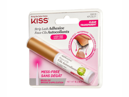 24HR STRIP EYELASH ADHESIVE-CLEAR - KISS Fashion