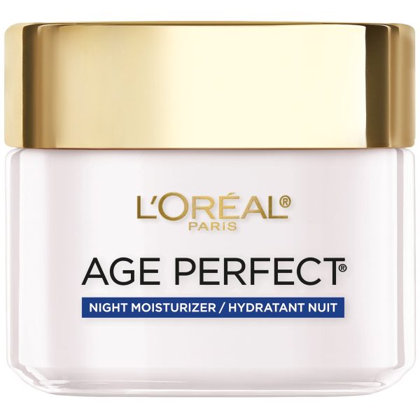 L Oreal Paris Age Perfect Anti-Sagging and Even Tone Night Moisturizer, 2.5 oz. Online