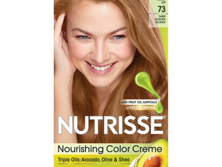 Garnier Nutrisse Nourishing Hair Color Creme, 73 Dark Golden Blonde (Honey Dip), 1 kit Online now