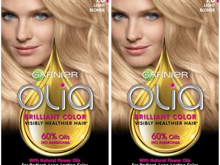 Garnier Olia Oil Powered Permanent Hair Color, 9.0 Light Blonde, 2 count Online Sale