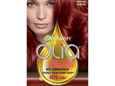 Garnier Olia Oil Powered Permanent Hair Color, 6.60 Light Intense Auburn, 1 kit Discount