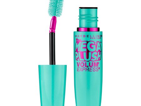 Maybelline Volum  Express The Mega Plush Washable Mascara, Blackest Black, 0.3 fl. oz. on Sale