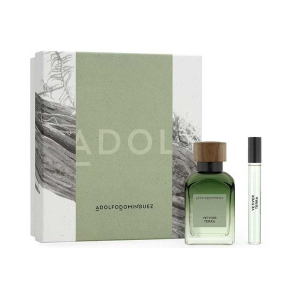 Adolfo Dominguez Vetiver Terra Men EDP  120 ml + 10 Estuche Hot on Sale