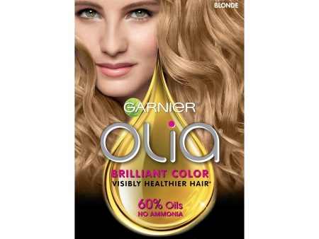 Garnier Olia Oil Powered Permanent Hair Color, 8.0 Medium Blonde, 1 kit Online Sale