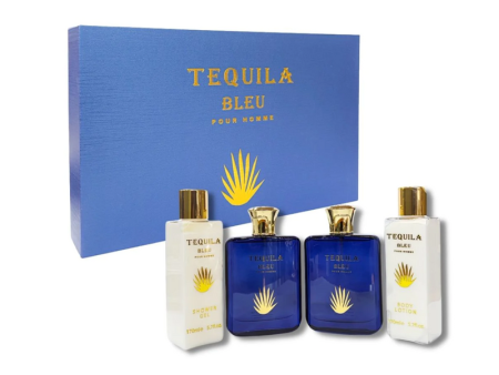 Tequila Bleu Pour Homme EDP 100 ML + SG 170 ML + AS 100 ML + BL 170 ML Online now