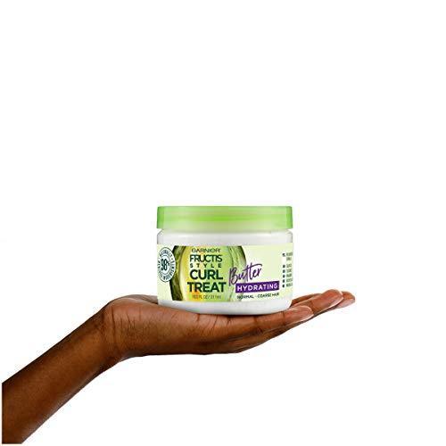 Garnier Fructis Style Curl Treat Hydrating Butter for Normal to Coarse Curly Hair, 10.5 Ounce Jar For Sale