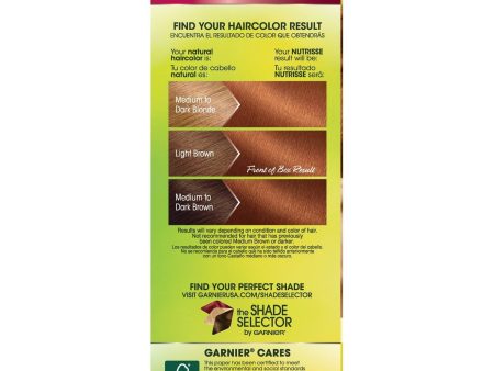 Garnier Nutrisse Nourishing Hair Color Creme, 643 Light Natural Copper, 2 count Cheap