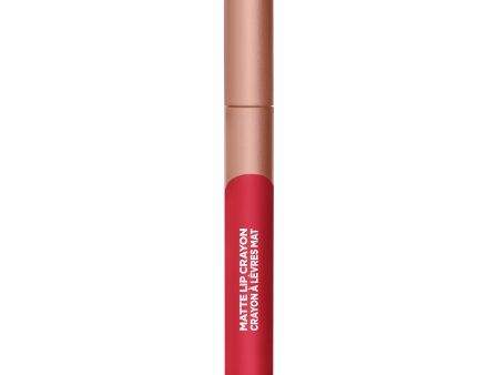 L Oreal Paris Infallible Matte Lip Crayon, Lasting Wear, Smudge Resistant, Little Chili, 0.04 oz. Hot on Sale