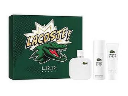 Set Perfume Hombre Blanc EDT 100 ml + Desodorante 150 ml + Shower Gel 50 ml Lacoste Online Hot Sale