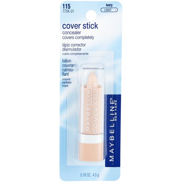 Maybelline Cover Stick Corrector Concealer, Ivory, 0.16 oz. For Discount