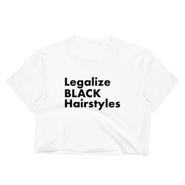 Legalize Black Hairstyles Crop Top on Sale