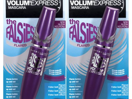 Maybelline Volum  Express The Falsies Flared Washable Mascara, Blackest Black, 2 count Online Hot Sale