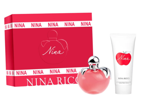 Nina Ricci EDT 80ml + Body Lotion 100ml MD23 SET Rojo Online now