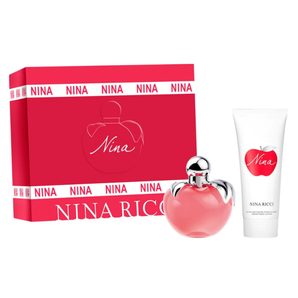 Nina Ricci EDT 80ml + Body Lotion 100ml MD23 SET Rojo Online now