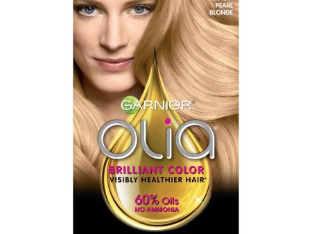 Garnier Olia Oil Powered Permanent Hair Color, 8 1 2.03 Medium Pearl Blonde, 1 kit Online Hot Sale