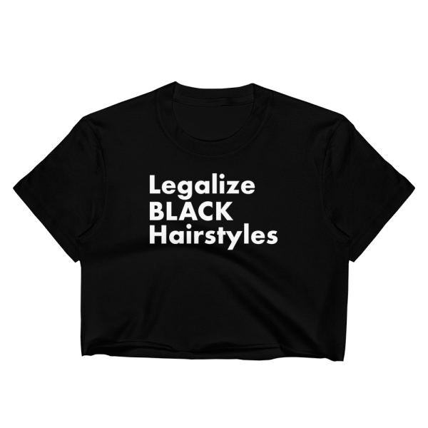 Legalize Black Hairstyles Crop Top on Sale