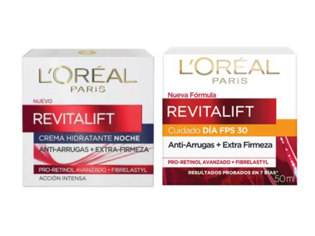 L Oréal Paris Pack Revitalift Crema Día + Noche For Sale