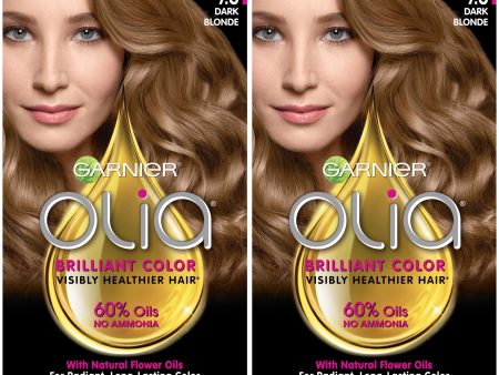 Garnier Olia Oil Powered Permanent Hair Color, 7.0 Dark Blonde, 2 count Online Sale