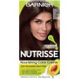 Garnier Nutrisse Nourishing Hair Color Creme, 30 Darkest Brown (Sweet Cola), 1 kit For Cheap