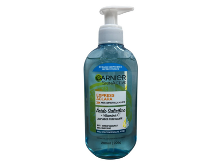 Garnier Express Aclara Anti-Imperfecciones con Ácido Salicílico 200 ml Online now