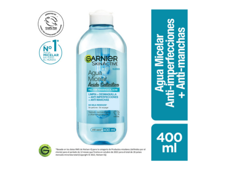 Garnier Agua Micelar con Ácido Salicílico 400 ml Discount