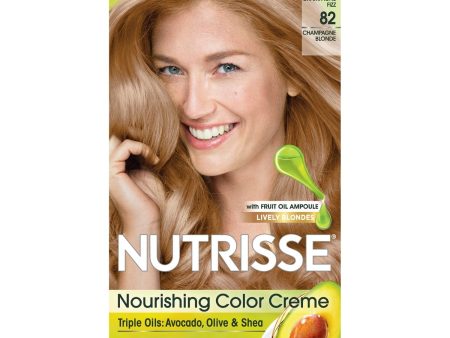 Garnier Nutrisse Nourishing Hair Color Creme, 82 Champagne Blonde (Champagne Fizz), 1 kit For Sale