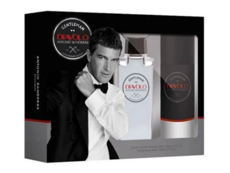 Set Antonio Banderas Gentleman Diavolo EDT 100 ML + Deo 150 ML Cheap